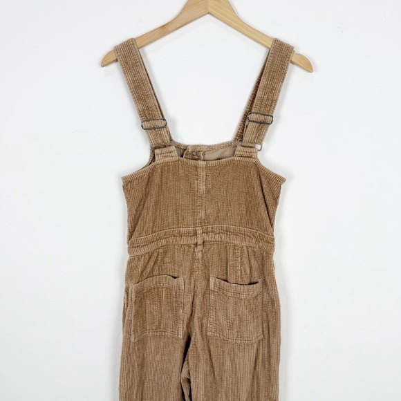 Aerie Textured Corduroy Kick Flare Overalls - Picture 6 of 11